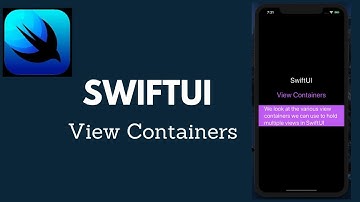 SwiftUI Basics: View Containers in SwiftUI