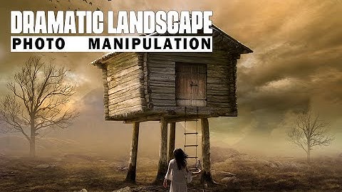 Photoshop Dramatic Landscape Photo Manipulation - Photoshop Tutorial [Part 2]