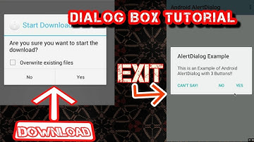 How to setup exit dialog_box or confimation dialog_box in Android Detailed Sketchware tutorial