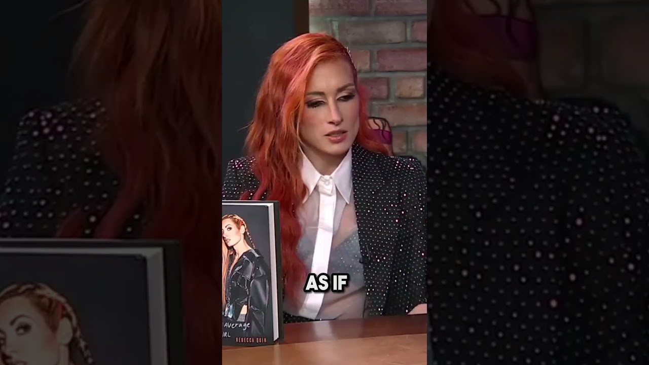 Becky Lynch talks about his book  #wrestling #wrestlemania #wwe2k24  #shorts