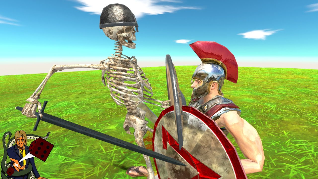 SQUELETTE VS SPARTIATE ! (Animal Revolt Battle Simulator #9)