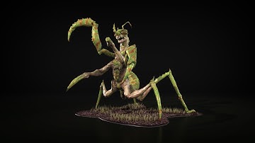 ZBrush and 3ds Max Tutorial: Creating a Game-Ready Monster Insect in ZBrush and 3ds Max