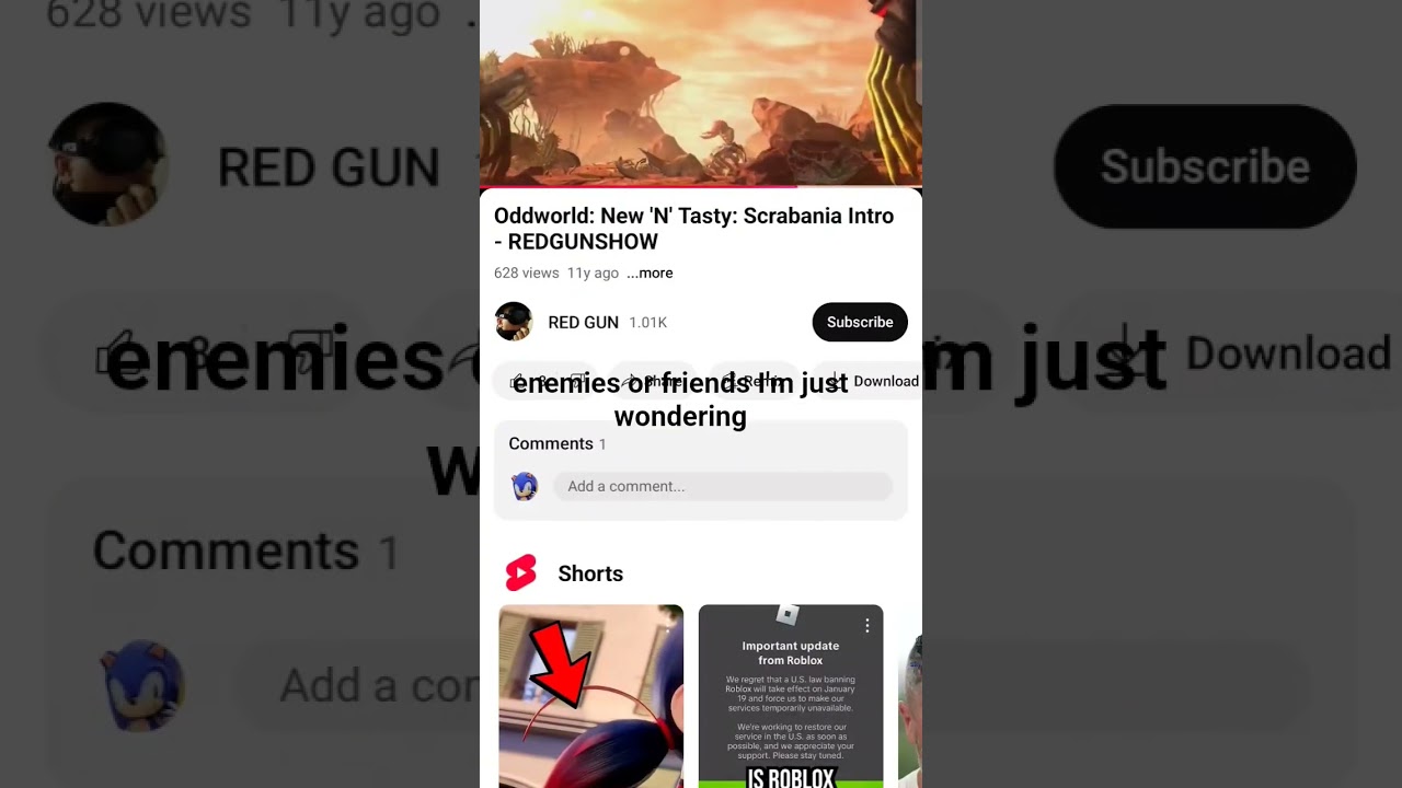 I'm just wondering are the sligs teaming up with the scrabs