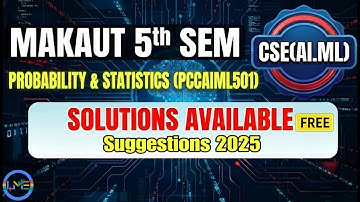 makaut probability & statistics (PCCAIML501) suggestion 5th sem aiml #makaut