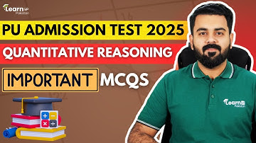 Punjab University Quantitative Reasoning Lecture Number 3 | The Law Channel