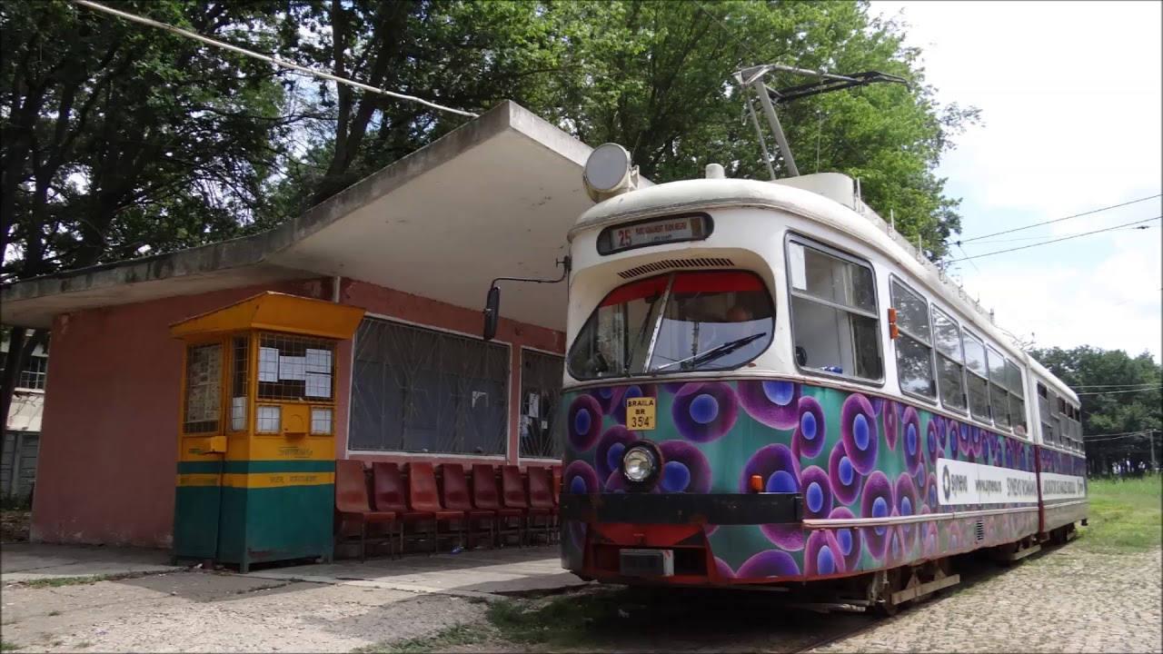 Cu tramvaiul spre stațiunea balneară Lacu Sărat