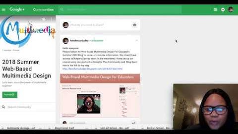 Getting started: Summer 2018: Web-Based Multimedia Design For Educators