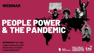 Webinar recording: People Power and the Pandemic