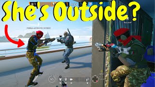 Outside Alibi Bait in Rainbow Six Siege