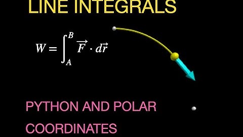 Mathematical Physics: Work and Line Integrals.  Polar Coordinates and Python