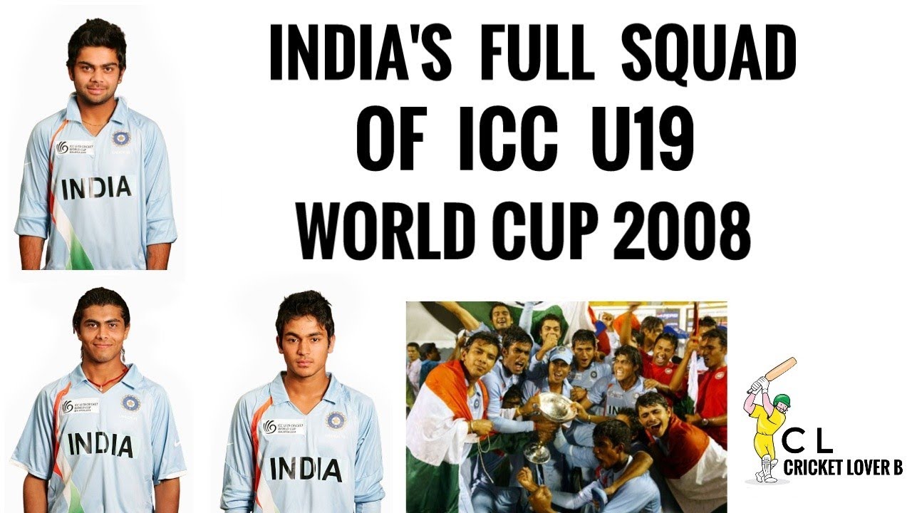 India's Full Squad Of ICC U19 Cricket World Cup 2008 (Cricket lover) | U19 Cricket World Cup Squads