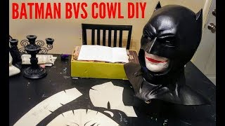 DIY Batman Cowl build BVS inspired cosplay