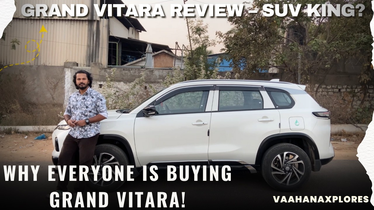 Suzuki Grand Vitara Sigma Review🔥| Detailed Walkaround, Mileage Test, Drive Experience | Pros & Cons