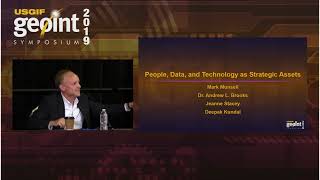 GEOINT 2019 Panel Discussion - People, Data, and Technology as Strategic Assets