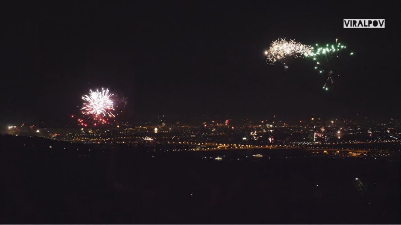 Vienna Fireworks 2021 New Year's Eve Fireworks Silvester Feuerwerk