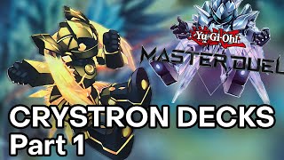 What it takes to make Crystrons work in Master duel Part 1: Decklist