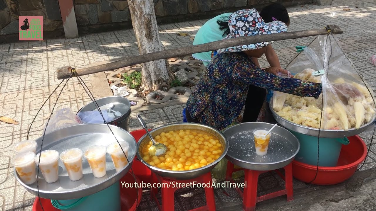 Street Food Vietnam in Mekong Delta 2019 - Cassava Food | Street Food And Travel