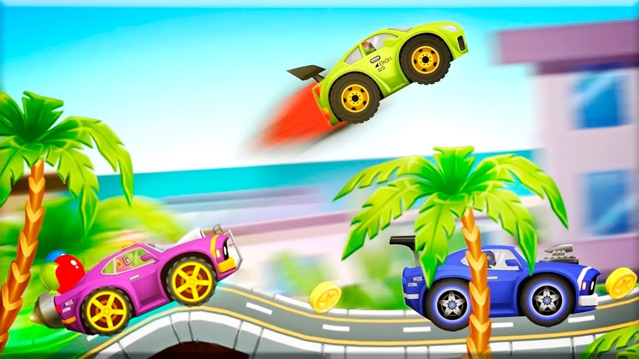 Sports Cars Racing: Chasing Cars on Miami Beach - Gameplay Android game