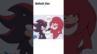 Knuckles Has A Brother?🙄 #sonicthehedgehog #comicdub #shorts #shadowthehedgehog #knucklestheechidna