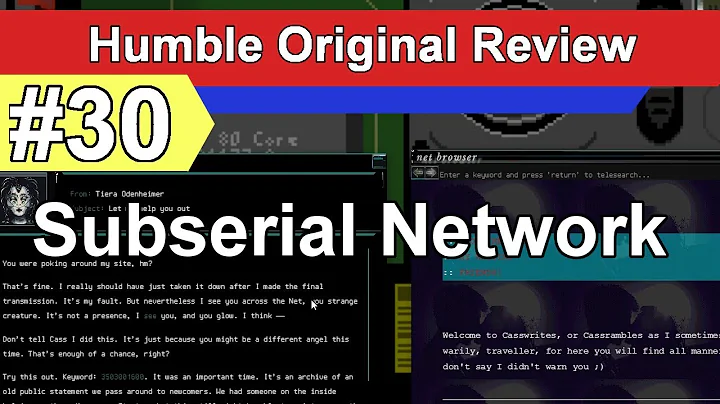 Humble Originals Review - #30 Subserial Network (June 2018)
