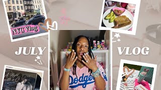 July Vlog - Mystery BBW package Steven G concert Mini NYC vlog