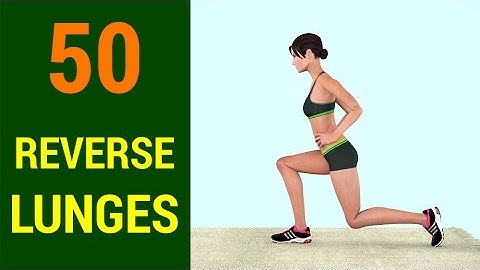 50 Reverse Lunges Challenge [Great Legs and Butt Exercise!]