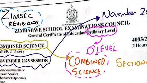 NOVEMBER 2025 COMBINED SCIENCE PAPER 2 SECTION C ( CHEMISTRY SECTION  )