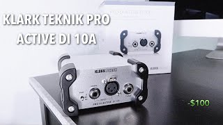 KLARK TEKNIK DI 10A Unboxing & Specs! | Active DI Box for Musicians