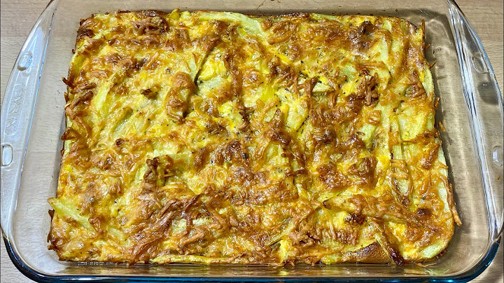 Ομελέτα Φούρνου με Πατάτες σαν PIZZA!