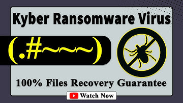 || SOLVED ✅🔘|| Kyber (.#~~~) ransomware virus - removal and decryption