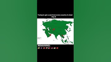 Trying to get a sub from every country in Asia! #shorts #viral #reels #siuuuuu #mapping #maps #map