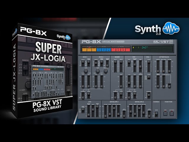 PG-8P VST ♫ 100 JX-10 Presets ▻SUPER JX-LOGIA - REASON - YouTube