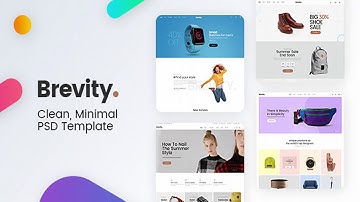 Brevity - Mutilpurpose eCommerce PSD Template | Themeforest Website Templates and Themes