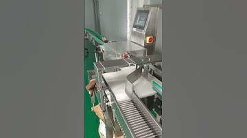 This flap rejection conveyor checkweigher is all you need for food weight sorting. #Checkweigher