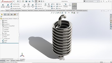 Design a Helical Spring Utilizing Solidworks