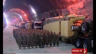 Iran Ballistic missiles inside 500 meters underground bunkers پايگاه زيرزميني موشك هاي بالستيك ايران