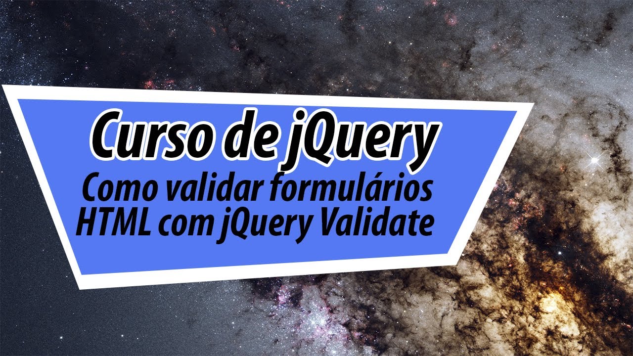 Validação de formulários com jQuery - Aula Demonstrativa - YouTube