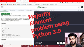 Majority Element problem - Python code | Frequently asked coding interview and exam question