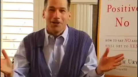 Say NO and Still Get To YES: Power of a Positive No