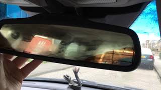 Leaking Volvo rear view mirror