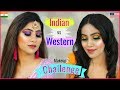 DIWALI Makeup Challenge - INDIAN vs WESTERN | #Spoyl #Sale #Fashion #Anaysa