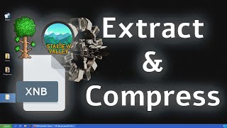 Extract and Compress .XNB files (Terraria, Stardew Valley)