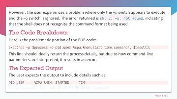 Resolving exec() Command Issues in PHP When Using the ps Command on Linux