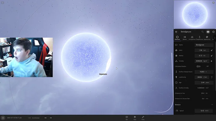 I made the Sun bigger than the Milky Way Galaxy and broke the game!