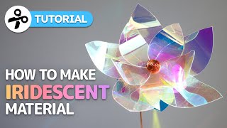 How to Make Flexible ✨ Iridescent ✨ Sheet Material for Cutting on your Cricut