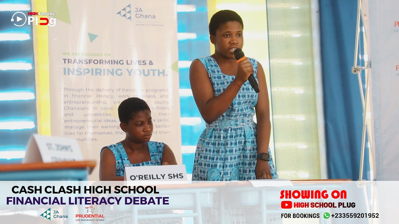 Cash clash high school financial literacy debate competition by JA Ghana & Prudential life insurance