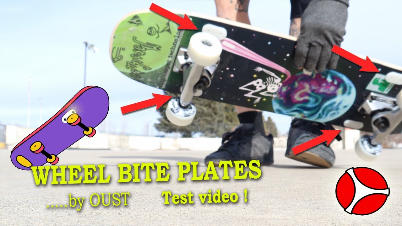 Reduce wheel bite on skateboards WHEEL BITE PLATES by OUST YouTube