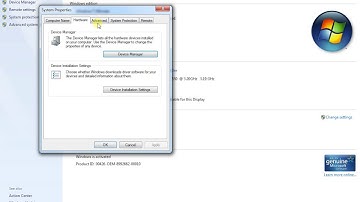 how to check computer properties windows 7