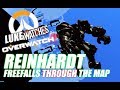 Overwatch GLITCH - Reinhardt freefalls through the map