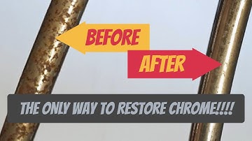 Rusty chrome? Restore the BEST and Cheapest way! Make your classic bike shine again!